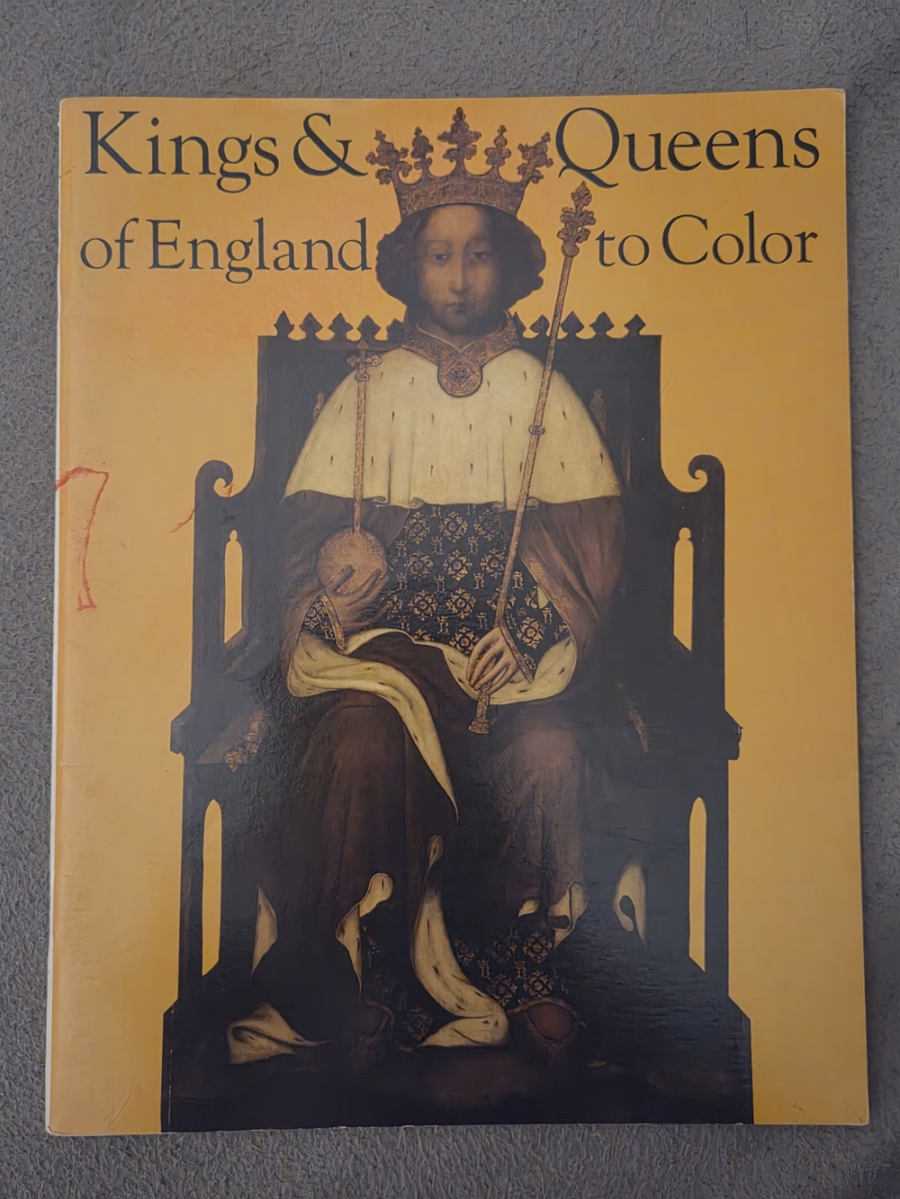 Kings & Queens of England Coloring Book